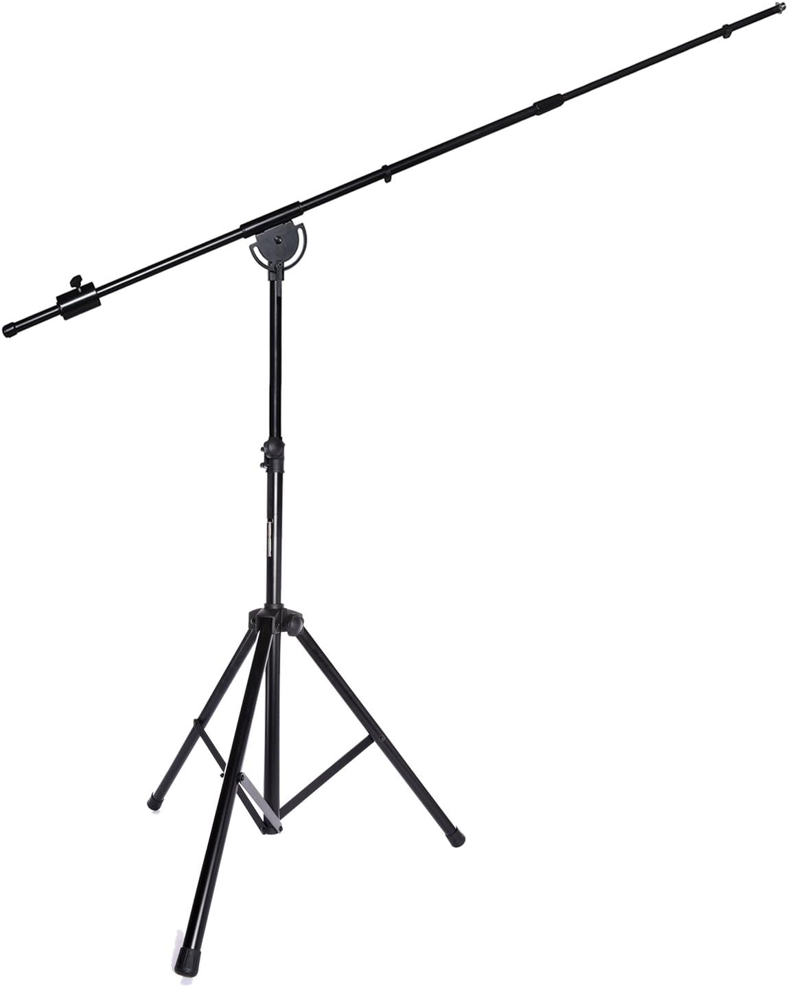 Heavy Duty Microphone Stand with Rolling Caster Wheels P543