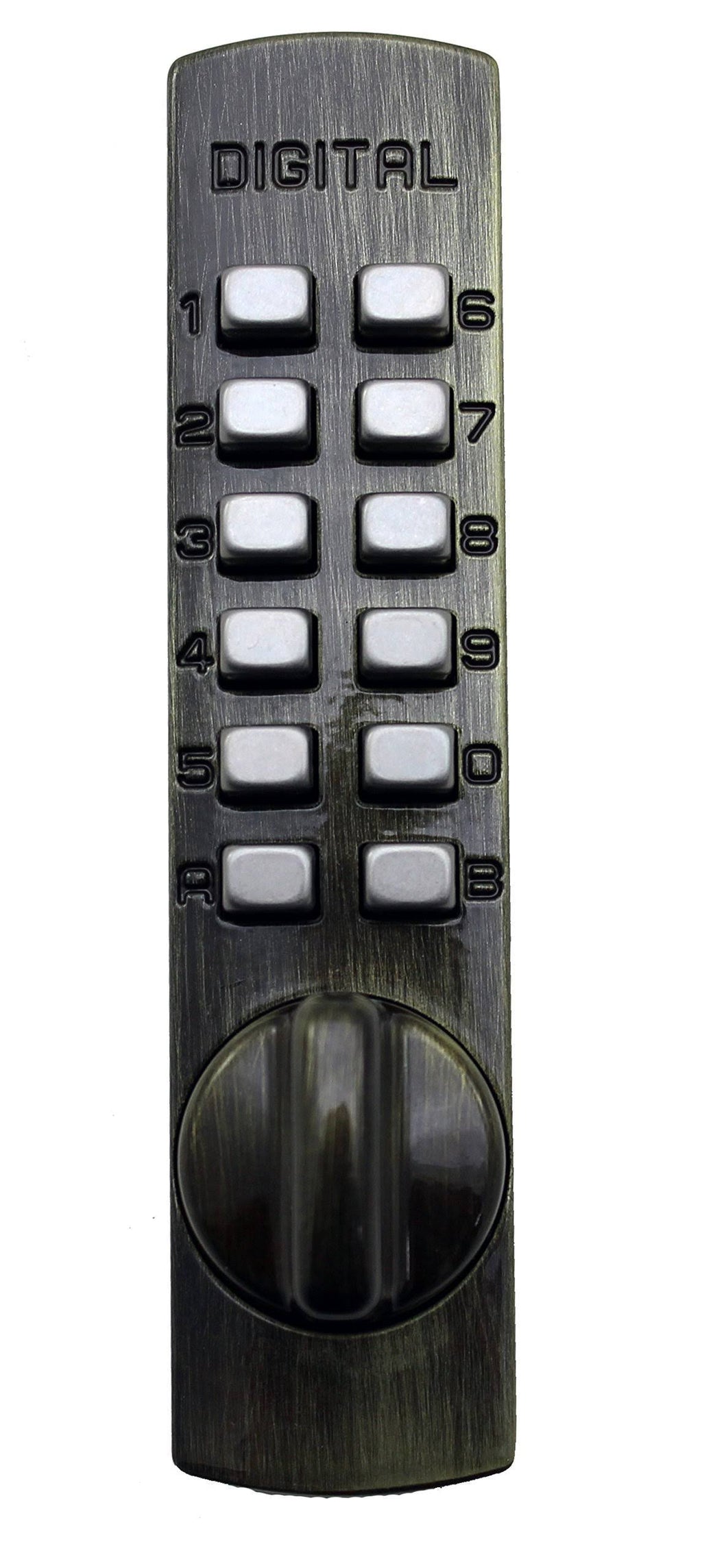 Mechanical Keyless Cabinet Cam Lock - Antique Brass Y685874