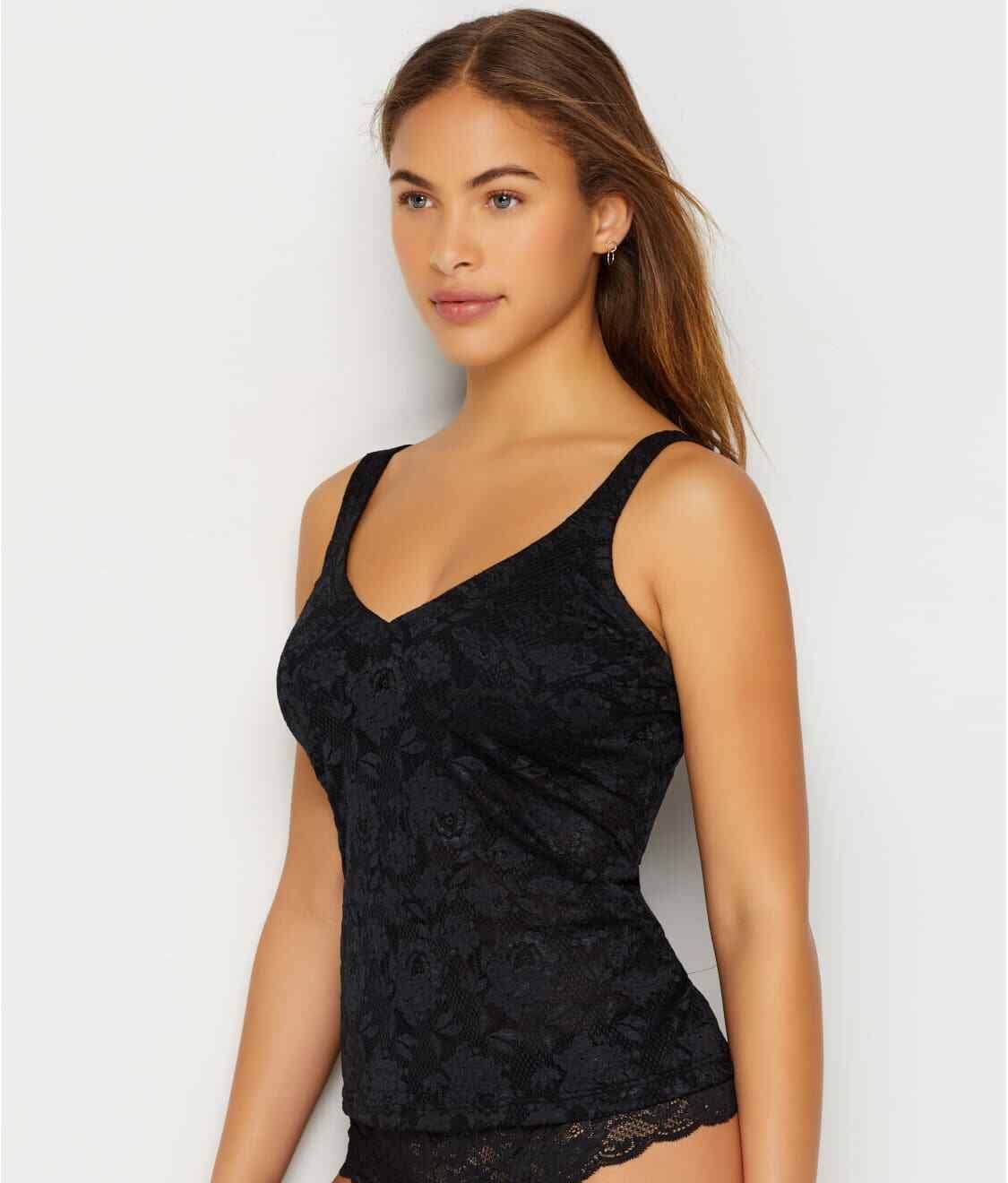 Black V-Neck Camisole U8043
