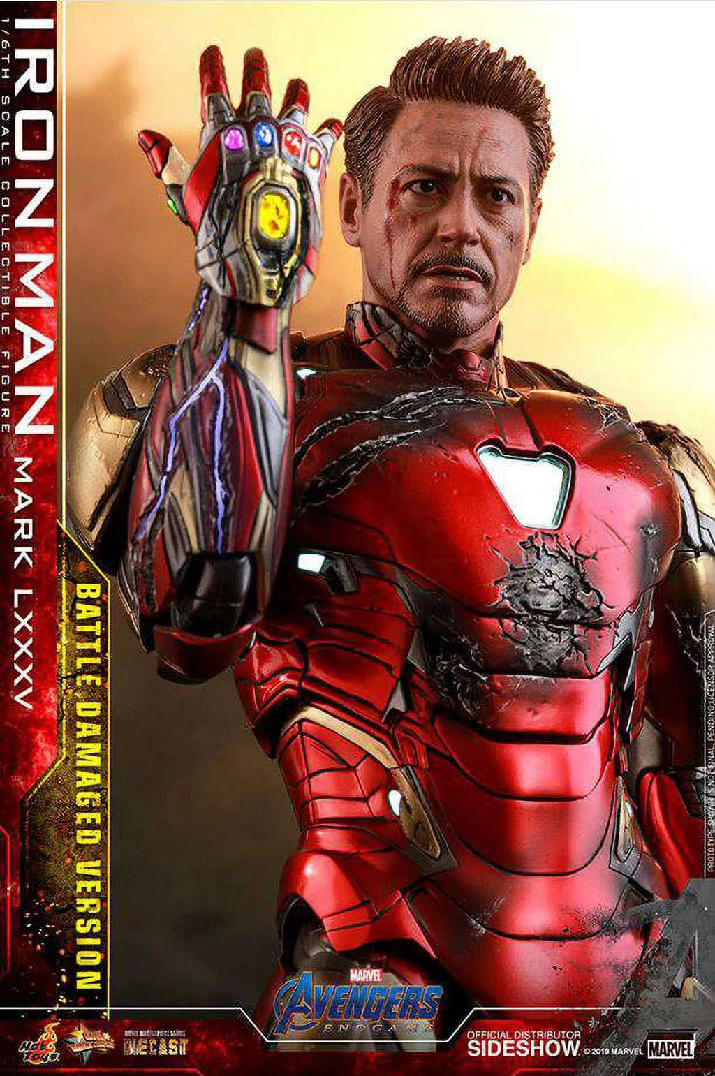 Iron Man Mark LXXXV Battle Damaged Collectible Figure P275