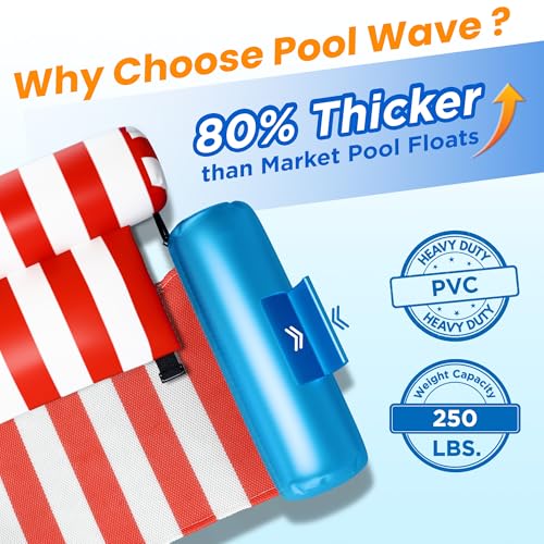 2 Packs Inflatable Pool Floats Chairs G33365