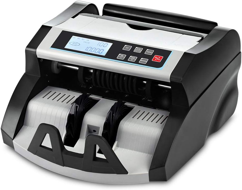 Money Counter Machine with UV/MG/IR/DD Counterfeit Detection D618
